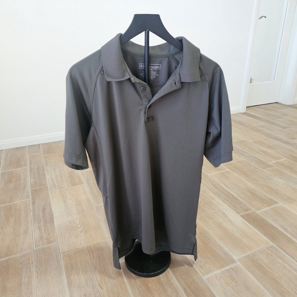 5.11 Tactical Polo Shirt Men's Medium, Kahki Olive Green